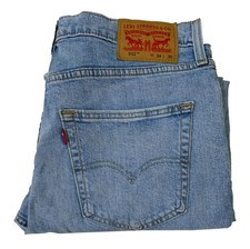 LEVIS 512 Jeans Mens Slim Taper Fit AZUL Light Blue Stonewash Stretch Denim Gift