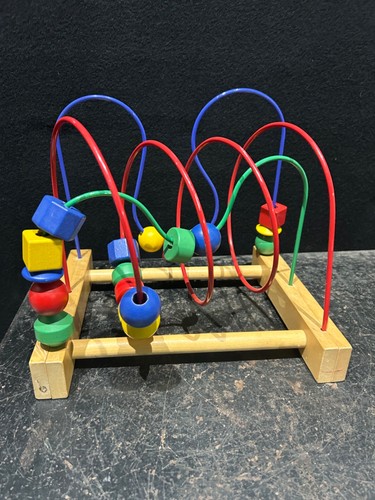 Ikea wooden bead - bead, maze