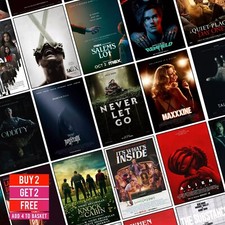 Horror Movie Poster Modern Horror Films Wall Art Posters A5 A4 A3 Prints