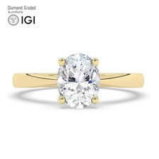 Oval Diamond Engagement Ring