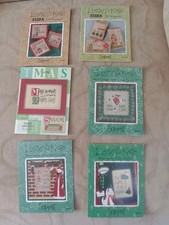 6 Lizzie Kate Christmas Cross Stitch Chart Bundle