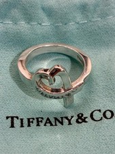 “TIFFANY & CO Sterling Silver 925 PALOMA PICASSO Living Heart Ring size L 1/2 
