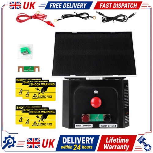 Solar electric fence energiser - electric,