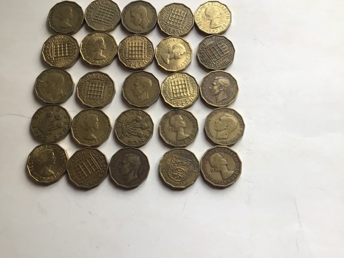 Coins brass pence - brass,