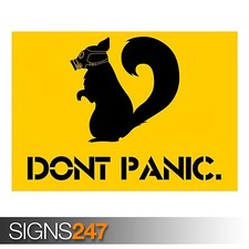 DONT PANIC poster humorous picture photo print art decor in sizes A0 A1 A2 A3 A4