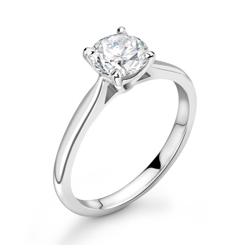 Round diamond solitaire - round,