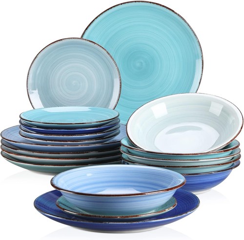 Piece dinner set stoneware - 18-piece,