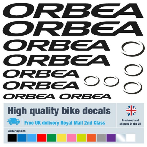Orbea bike decal labels with - decal,