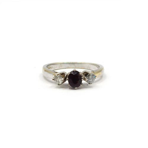 18ct white gold carat - white,