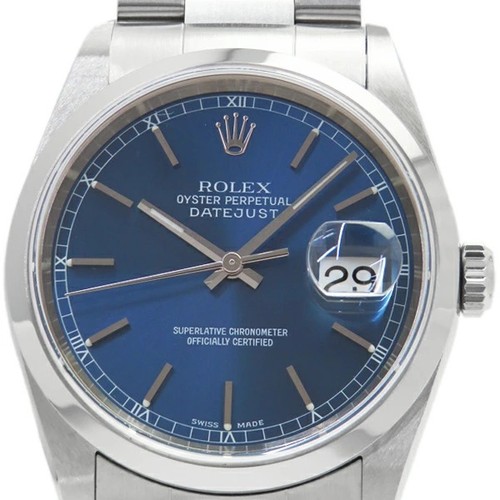 Rolex datejust 16200 blue - blue, case