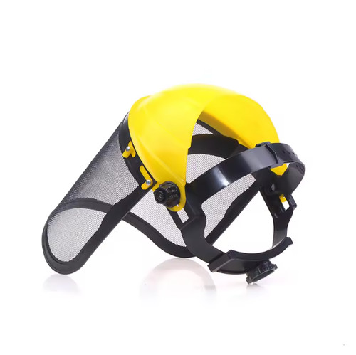 Full face shield clear flip - face, up