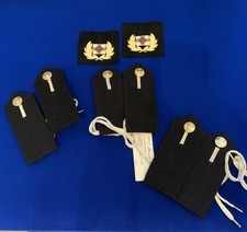 Merchant Navy Midshipman Epaulettes, x6 Nigeria buttons BP  Shipping badges Etc