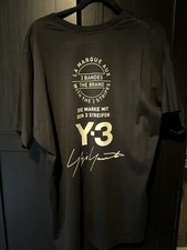 adidas Y-3 Yohji Yamamoto Black Oversized T-Shirt