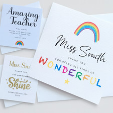 Teacher Thank you Card