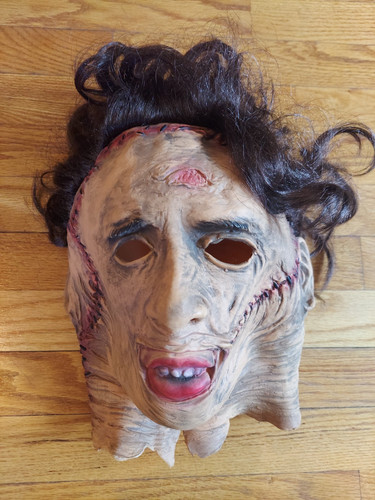 Leatherface latex mask - leatherface, brand