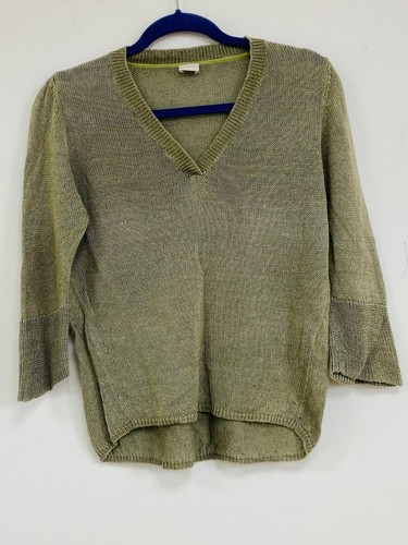 Poetry 100 linen - linen, green