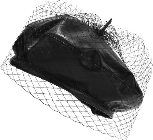 Women beret hats - beret, veil