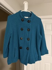 Chico 100% Wool Green Button