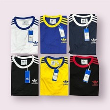 ADIDAS MENS ORGINLAS EMBROIDRED SHORT SLEEVE T-SHIRT BRAND NEW