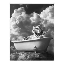 Big Cat Lover Tiger Bathtub