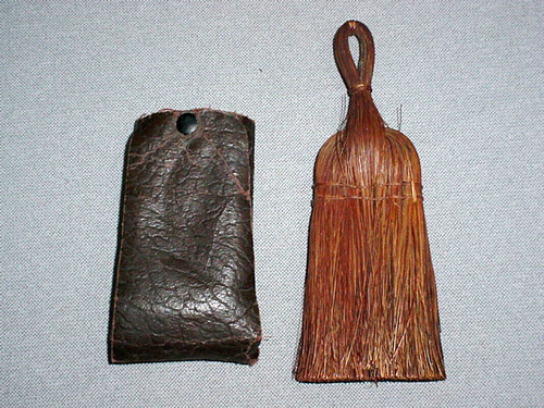 Antique vintage straw pine - straw,