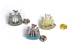 Official Newcastle United FC 3 Pack pin Badge Set