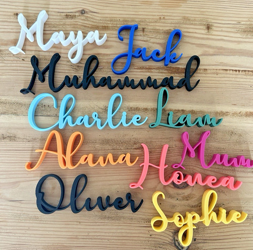 Personalised name plaque - personalised,