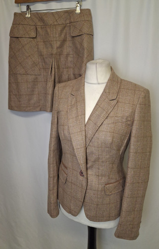 Next brown checked - next, wool