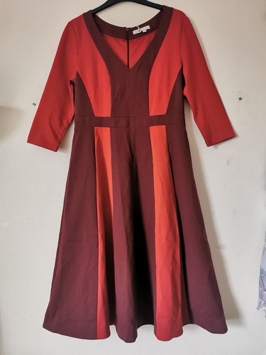 Boden red line dress - a,