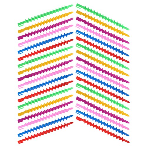 40pcs reusable abs spiral - reusable,