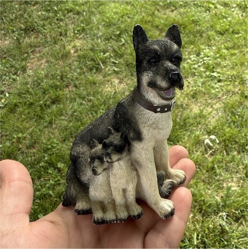 German shepherd dog figurine - german,