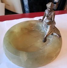 antique  Bronze on Marble Base