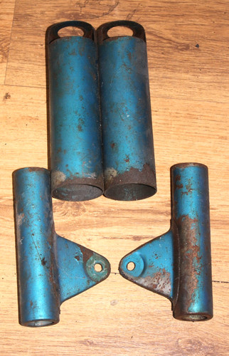 Suzuki b120 b100 fork shrouds - suzuki,