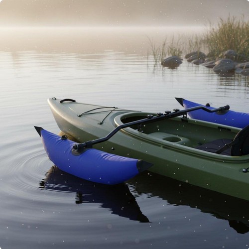 Kayak outrigger inflatable - outrigger,