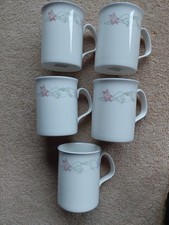 Royal Doulton Summer Carnival Mugs X 5 Vgc