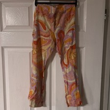 Girls Zara Multicoloured Flared Trousers Age 9