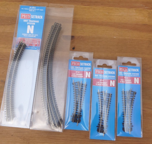 Peco gauge setrack joblot - peco, n
