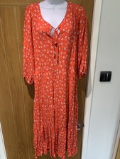 NUTMEG WOMEN  LADIES  BEAUTIFUL PRINT LONG GYPSY  DRESS SIZE  22 nwot