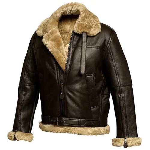 Premium leather raf bomber - premium,
