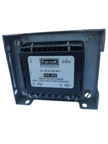 200va 230vac pri 0 - 200va,