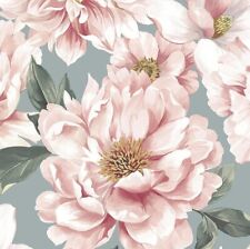 RASCH Dimension Large Floral Celadon Wallpaper 283753 for Living Room, Bedroom