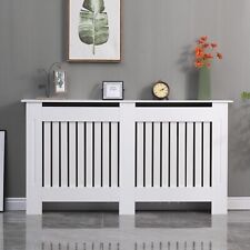 AVC Designs Large Modern Radiator Cover Vertical Slats White inc Warranty