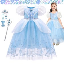 Girls Kids Cinderella Fancy