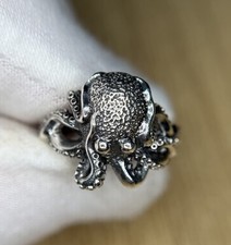 Octopus Ring Detailed 925