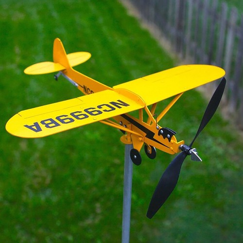 Wind spinner plane metal - spinner,