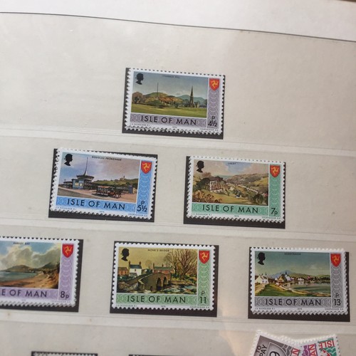 Isle man stamps - man, 1975