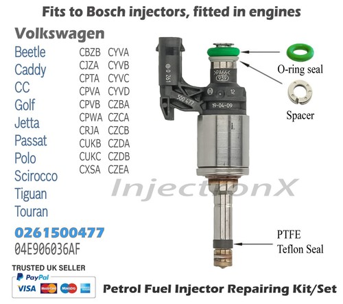 Fuel injector service kit - injector,