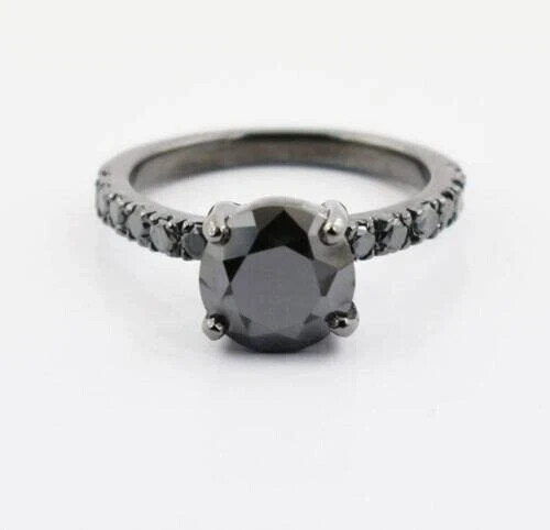 Black diamond ring in - black,