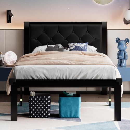 Feonase twin size metal - metal, bed