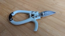 Small portable Dutch garden shears in gorgeous teal, excellent condition